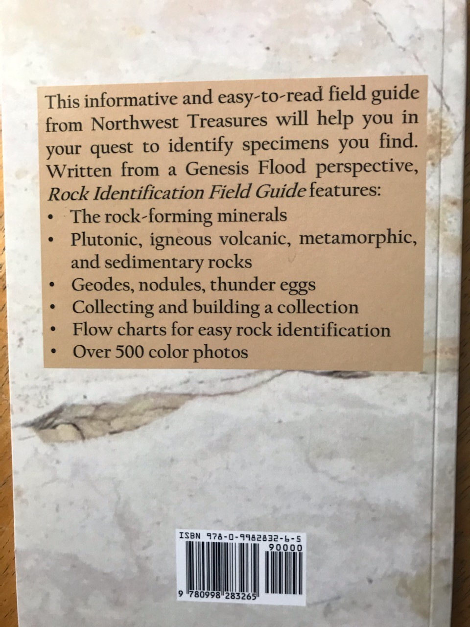 Rock Identification Field Guide – paperback Nurre, Patrick