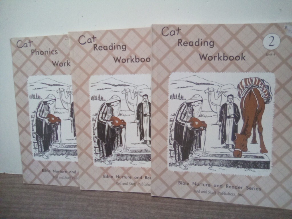 3 Rod Staff Reading Workbook Lot Grade 2 Units 2, 4, 4&5 Homeschool Unused