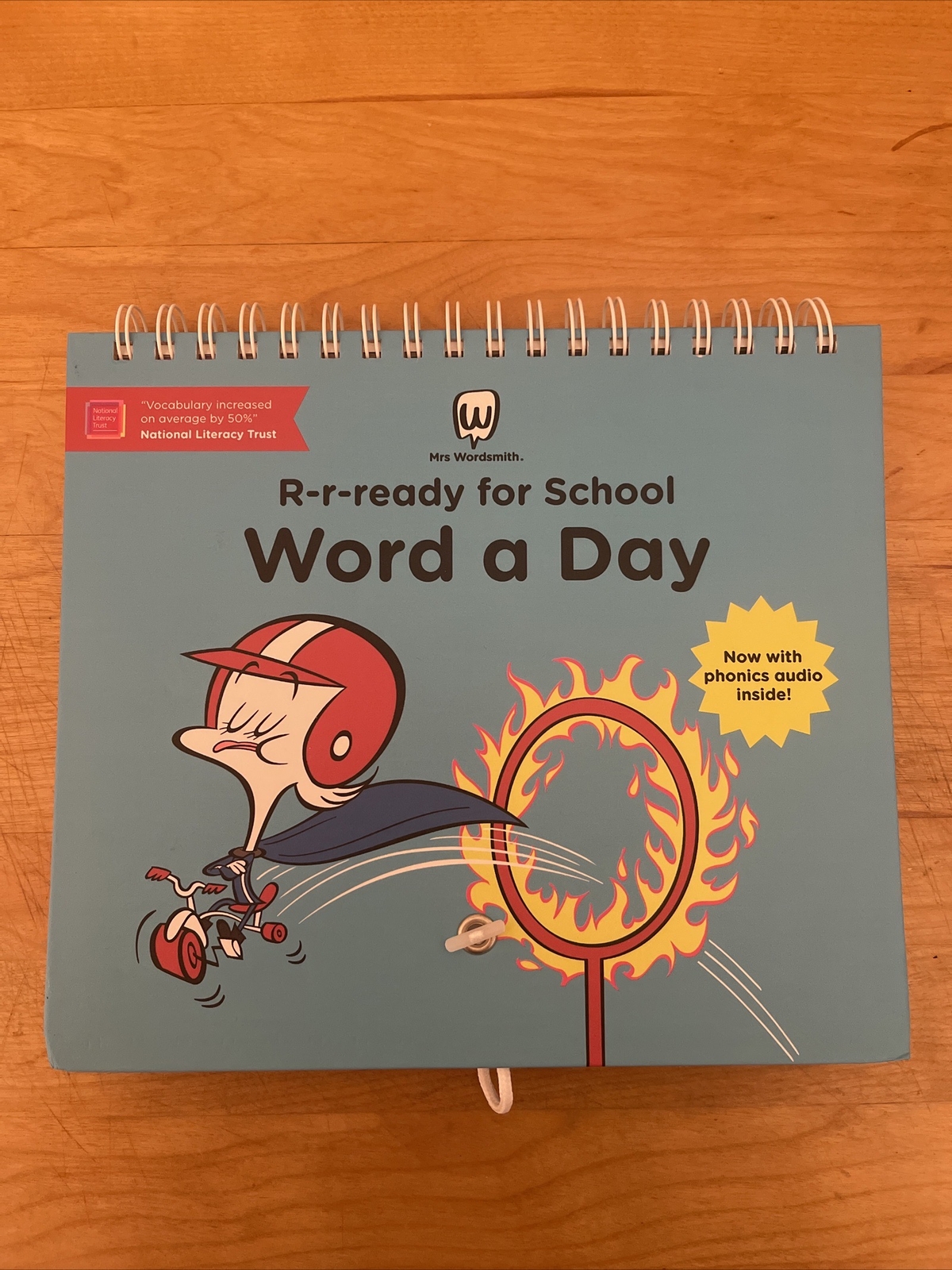 MRS WORDSMITH READY FOR SCHOOL WORD A DAY + PHONICS STAND UP FLIP PAD