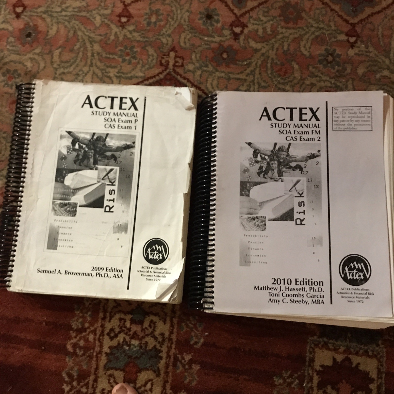 ACTEX Study Manual SOA Exam P / CAS Exam 1 & 2 (2009 2010 Edition) Spiral Bound