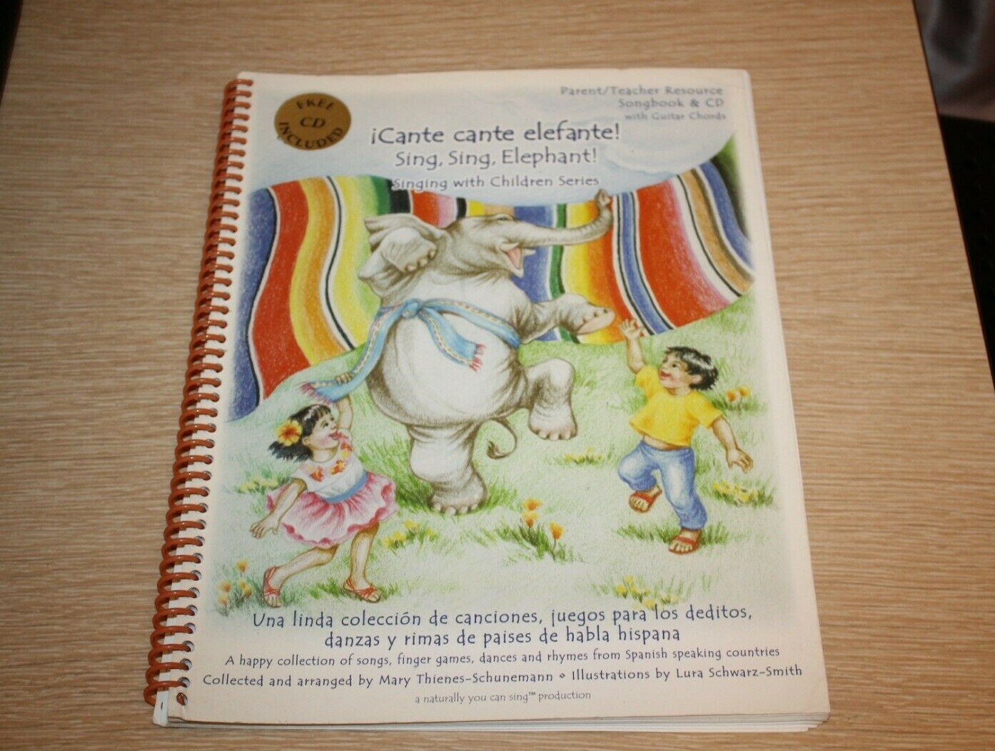 Cante Cante Elefante (singing with children series, bilingual) w/CD Schunemann