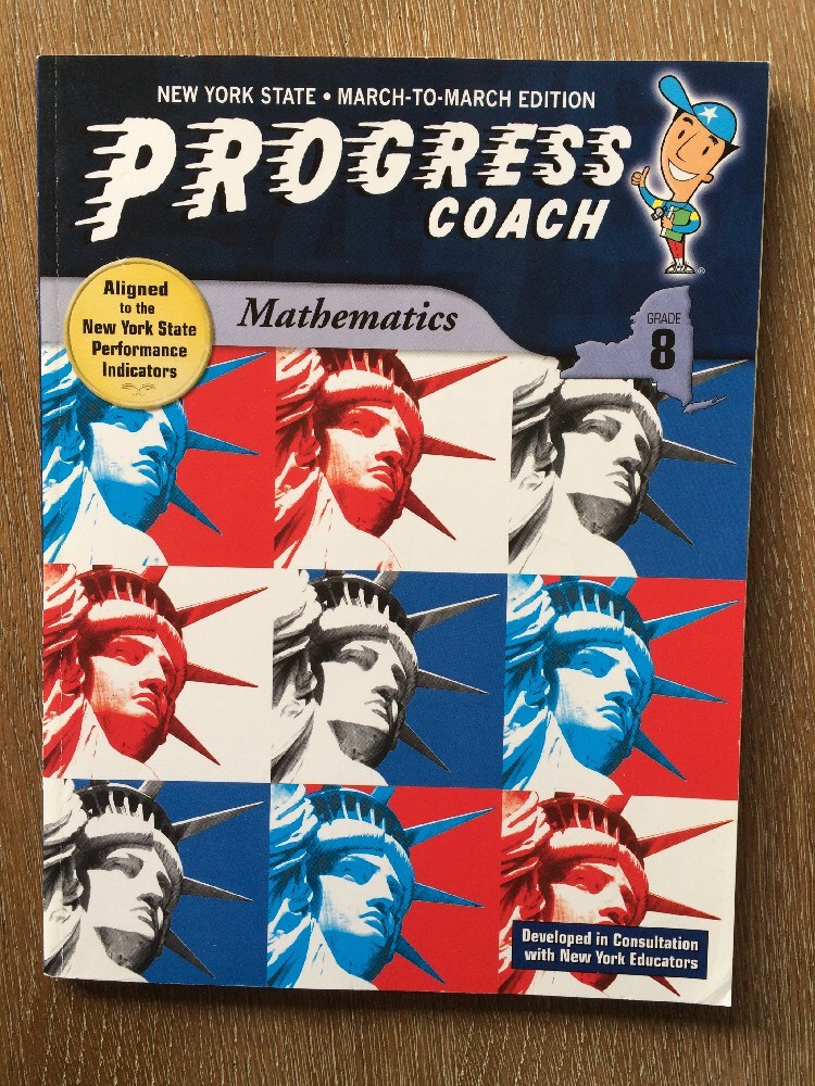 New York State Progress Coach, Mathematics, Grade 8 (2008, Paperback) Math