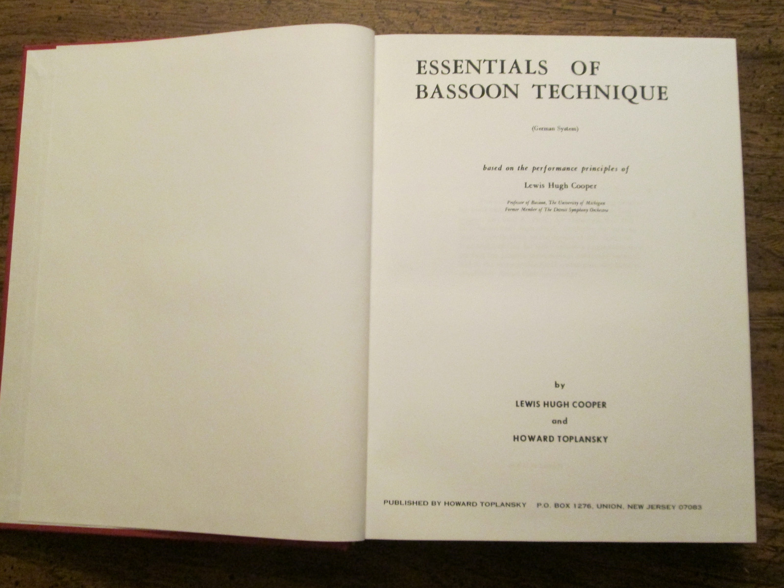 ‘Essentials of Bassoon Technique (1968-2025) by Cooper and Toplansky