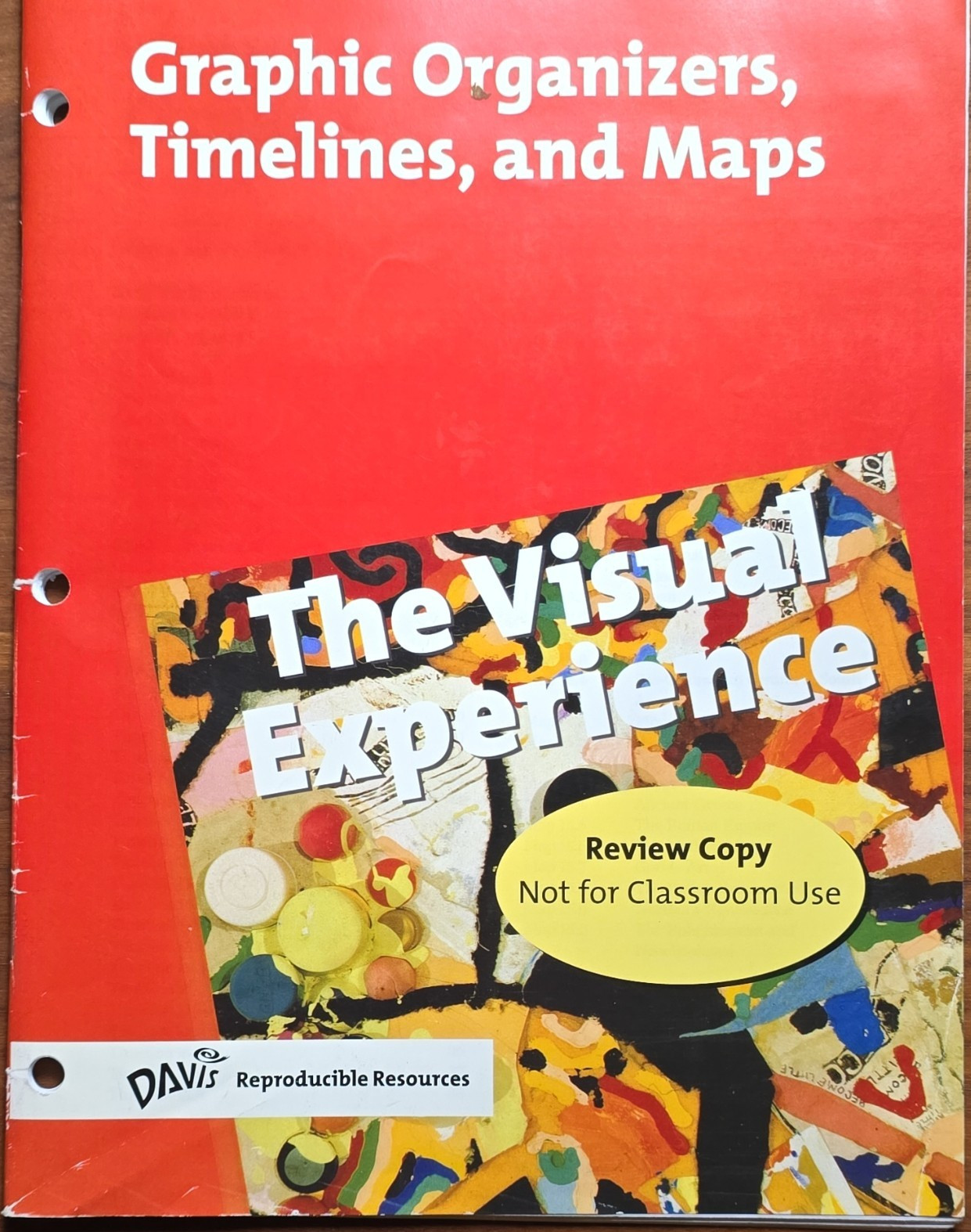 Graphic Organizers Timelines Maps Visual Experience Workbook Kaplan Davis Art