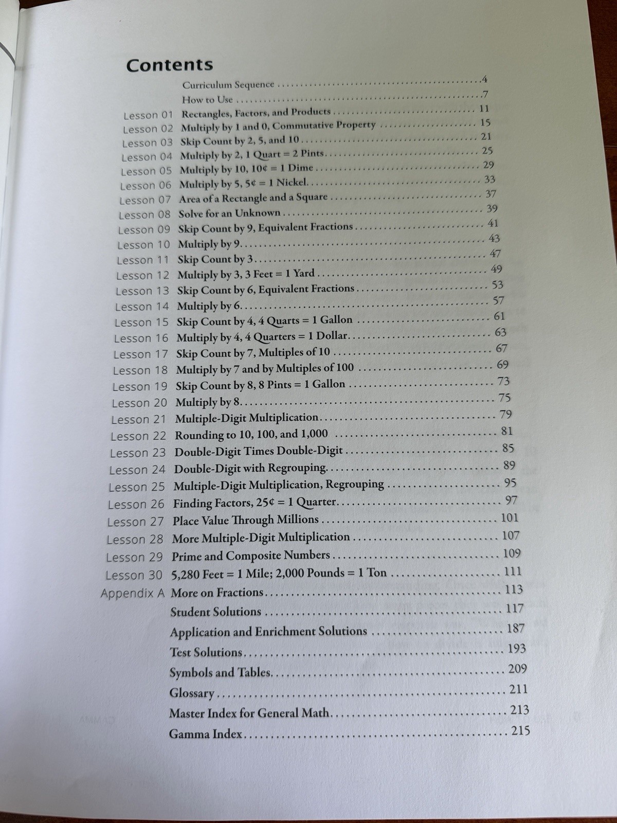 Math-U-See Gamma Instruction Manual: Single & Multiple Digit Multiplication