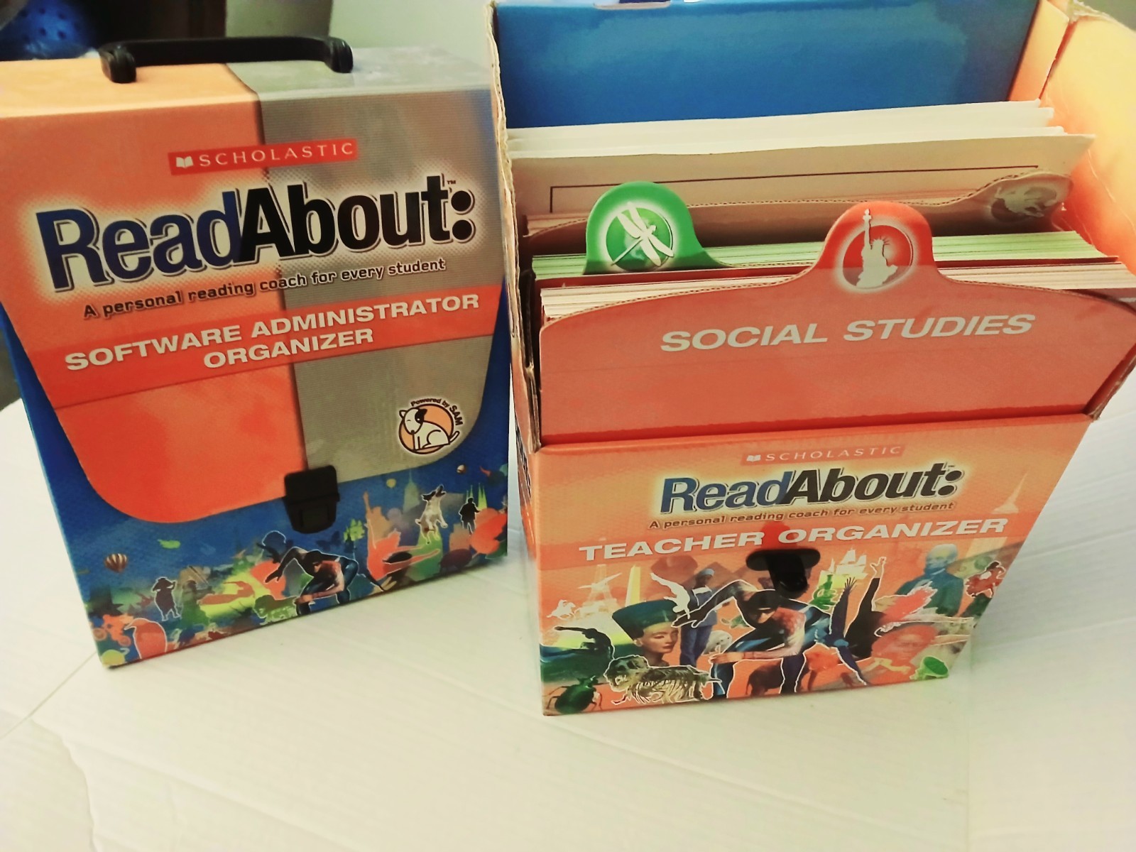 HOME SCHOOL, READABOUT lT LEARNING SYSTEM both teacher & student edition SAM