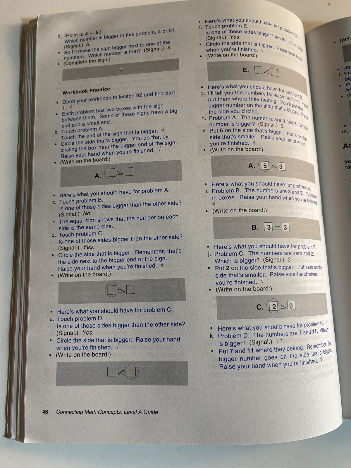 SRA Connecting Math Concepts Level A Teacher’s Guide And Workbook 2 Set Of 2
