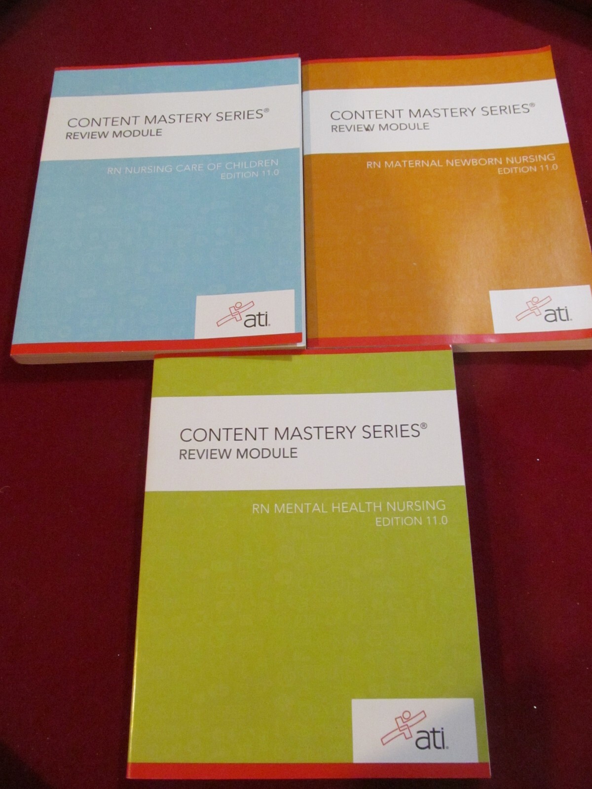 3 CONTENT MASTERY SERIES REVIEW MODULE BOOKS EDITION 11.0 PRE-OWNED NEVER USED