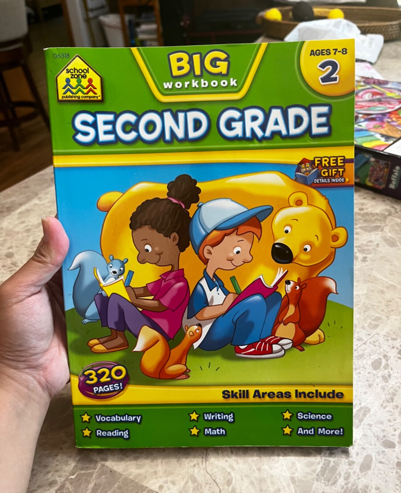2nd Grade Big Workbook. CLEAN, & UNWRITTEN 320 Pages. In Excellent Condition!