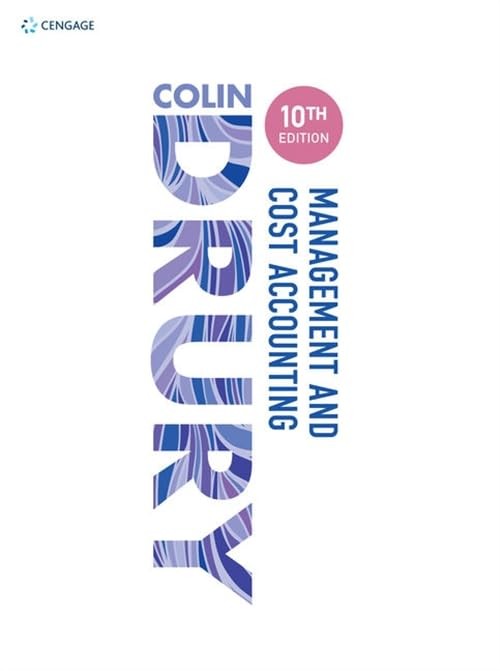 Management and Cost Accounting by Drury, Colin Book The Fast Free Shipping
