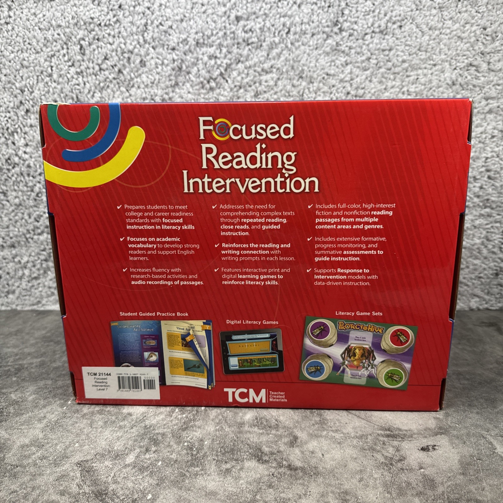 TMC Focused Reading Intervention: Level 7 Teacher Created Materials COMPLETE