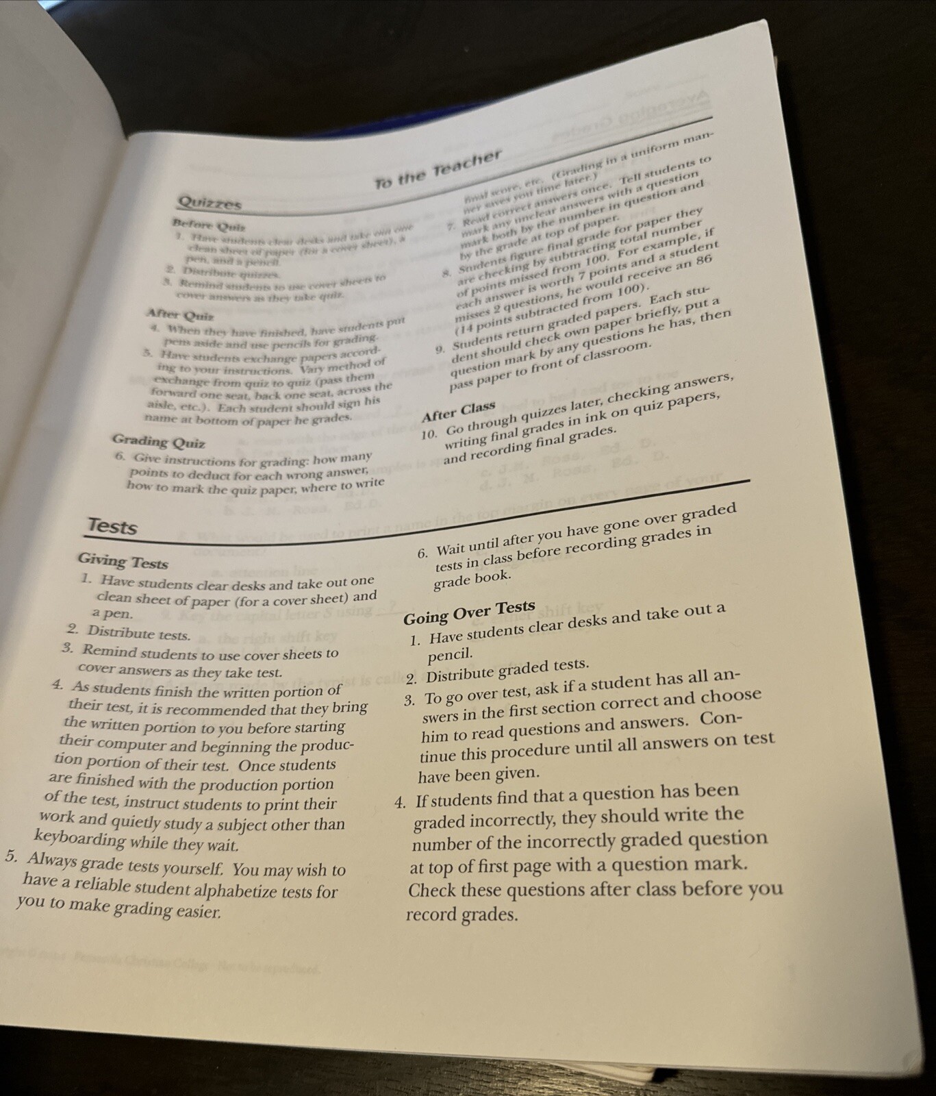 Abeka Keyboarding And Document Processing Solution Key Teacher Quiz Test Key