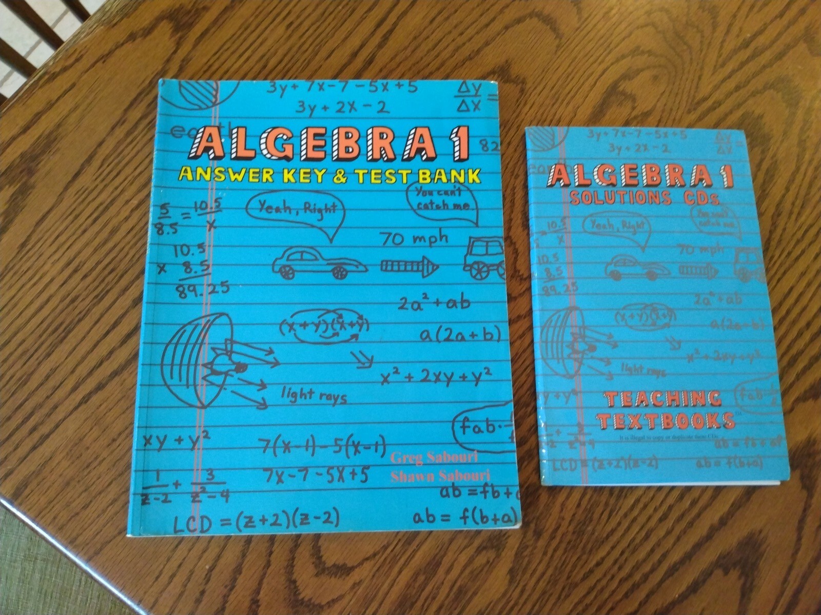 Teaching Textbooks -Algebra 1 Lecture Practice & Test Solutions CD’s, Answer Key