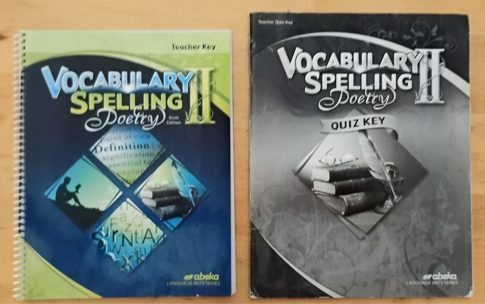 Abeka Vocabulary Spelling II Sixth Edition Teacher Key and Teacher Quiz Key