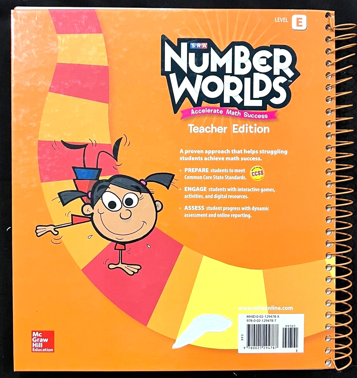 SRA NUMBER WORLDS – Accelerate Math Success – Level E – TEACHER EDITION (2015)