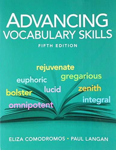 Advancing Vocabulary Skills by Eliza Comodromos