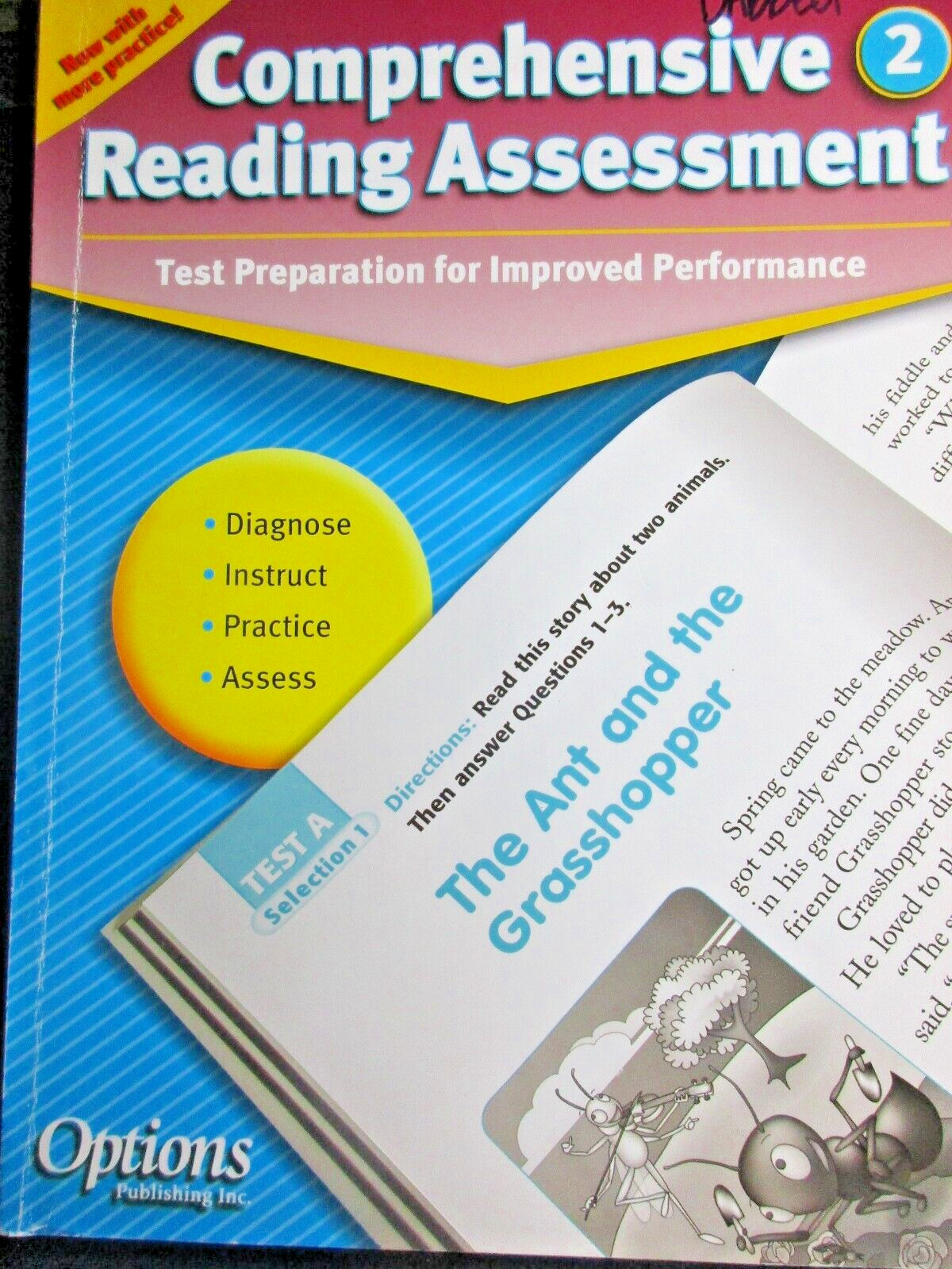 Comprehensive Reading Assessment Grade 2 Test Prep Options Pub.2004 Homeschool