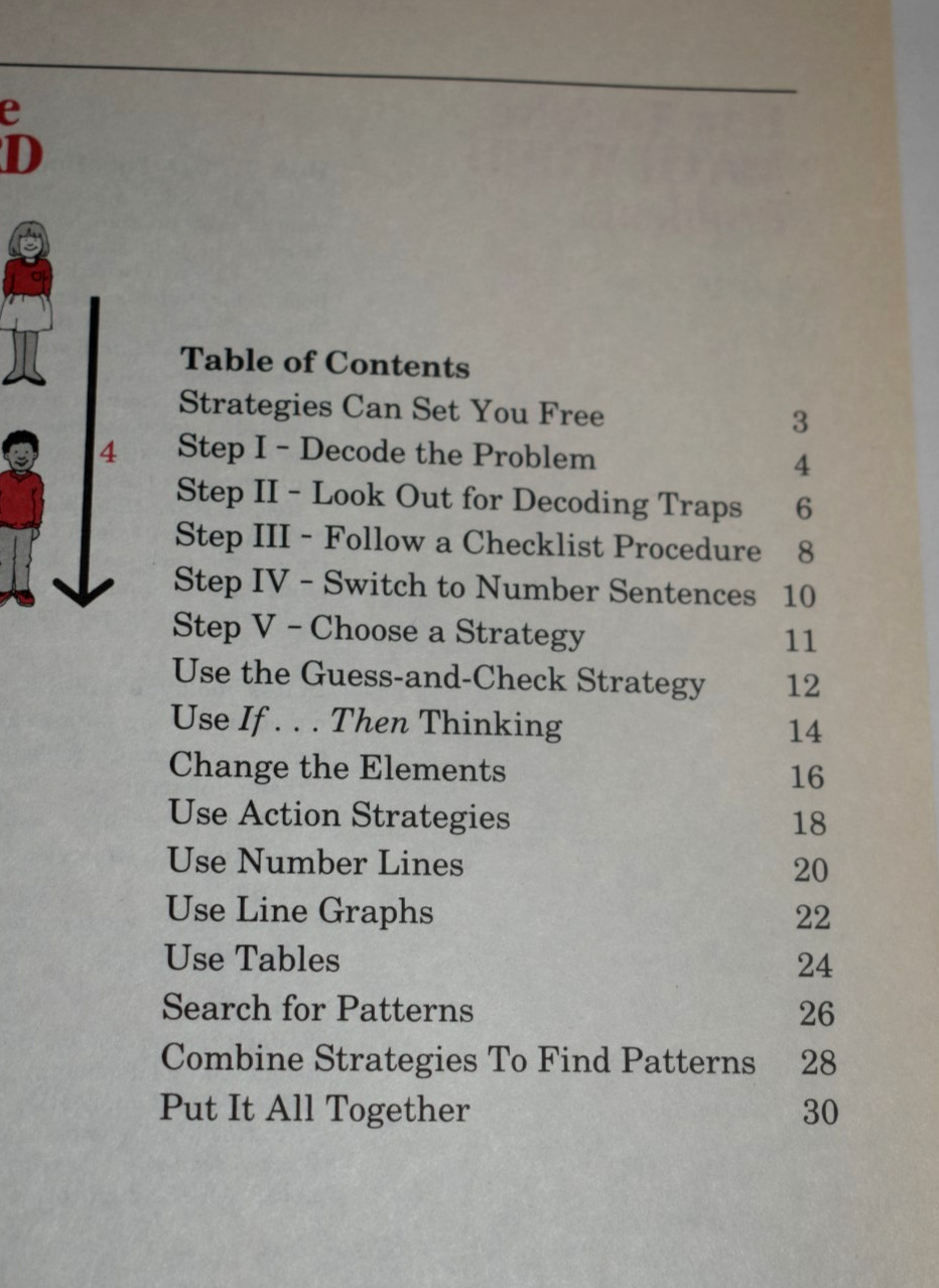 How to Solve Math Word Problems Weekly Reader Skills Books 1 thru 6 + More