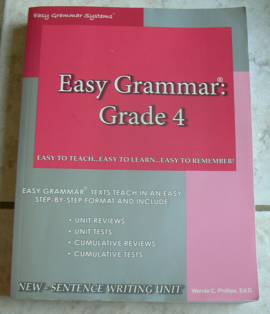Easy Grammar gr.4 LN PB Teacher&Student combined,2006 Wanda Phillips $35+MSRP