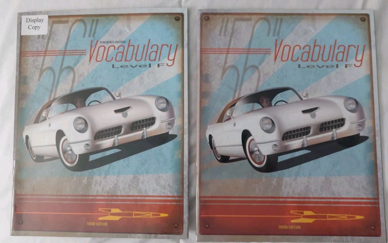 BJU Press Vocabulary Level F Subject Kit ( 3rd Ed.) – Student & Teacher Books