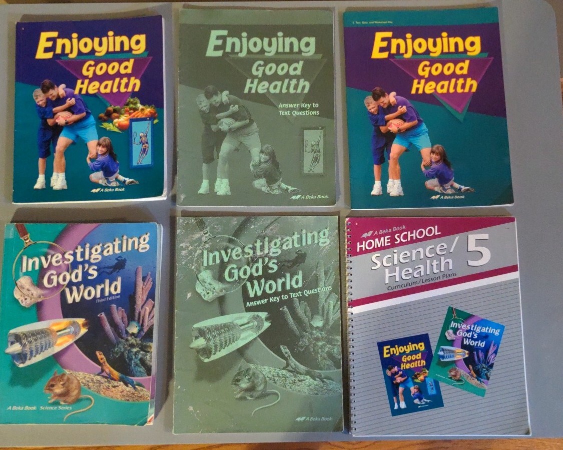 Abeka 5th Grade Science Health Investigating God’s World Enjoying Good Health