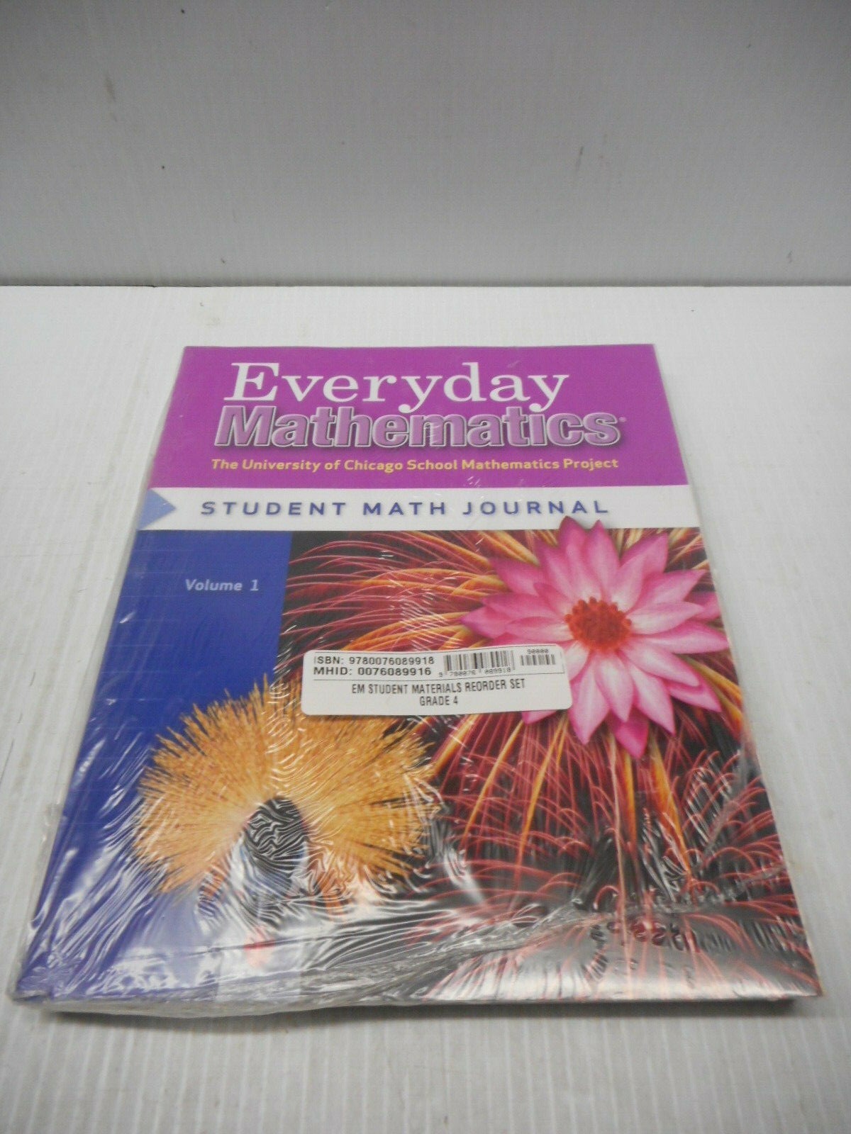 Wright Group Everyday Mathematics Student Math Journal Grade 4 Volume 1 & 2 New