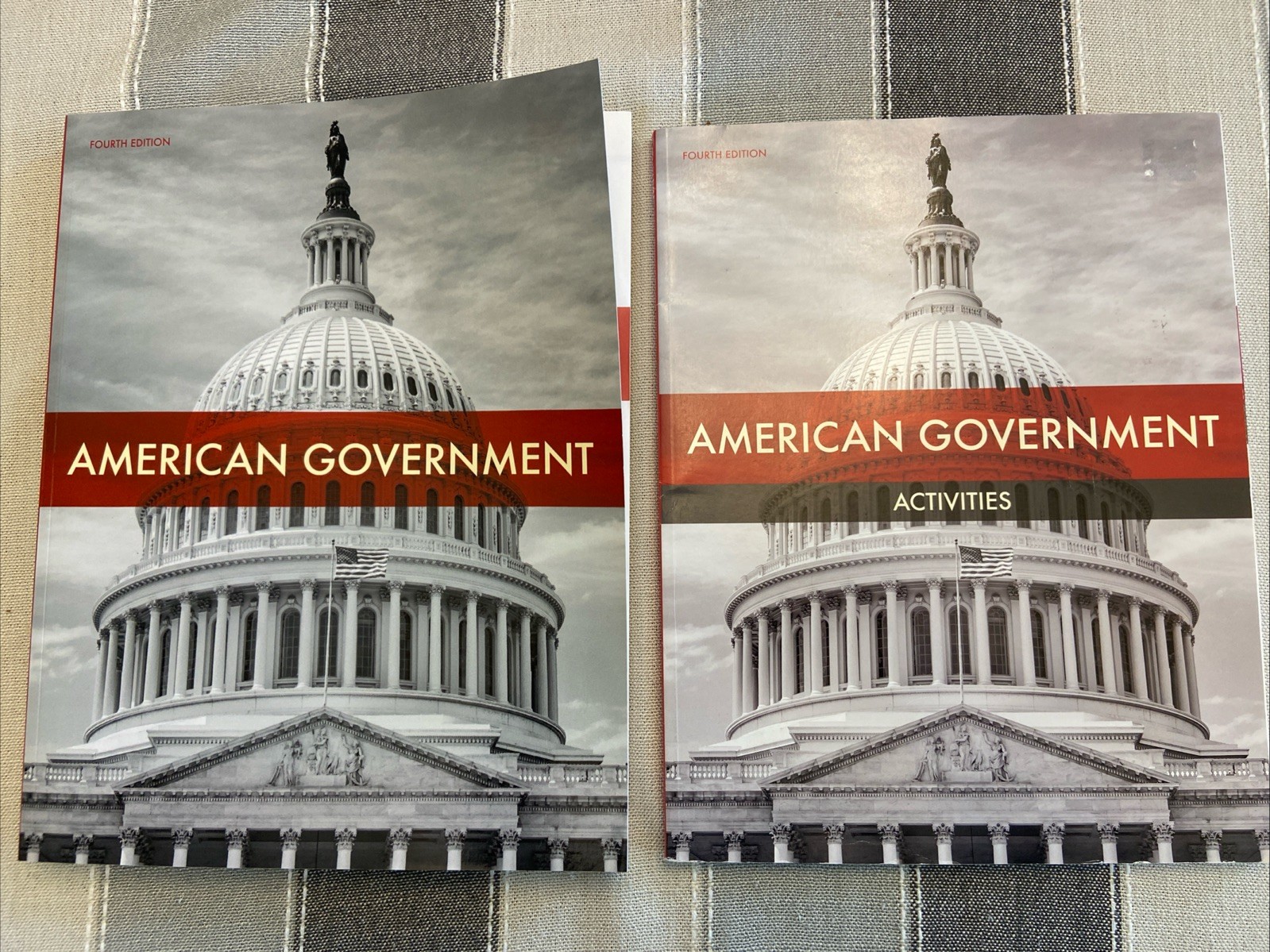 2 BOOKS NEW BJU 12th grade AMERICAN GOVERNMENT STUDENT TEXT & ACTIVITIES 4th ed