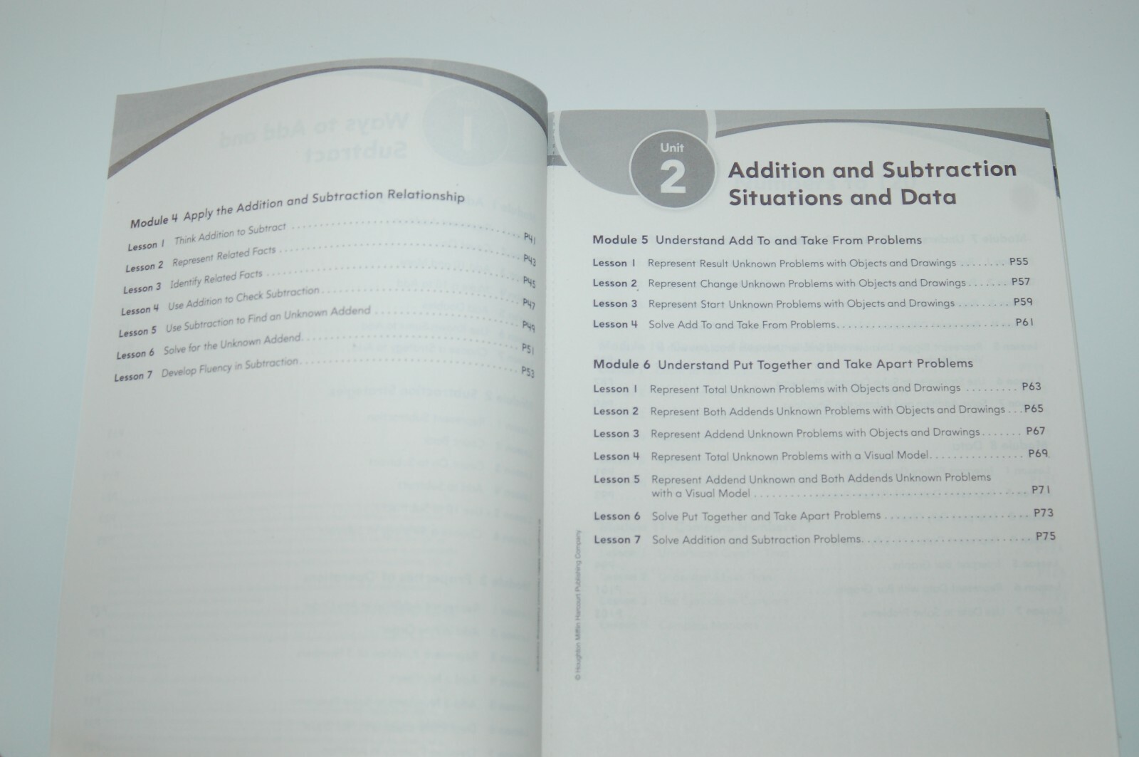 New!! Full Set of Grade 1 HMH into math Student Modules 1-18 & Practice Journal
