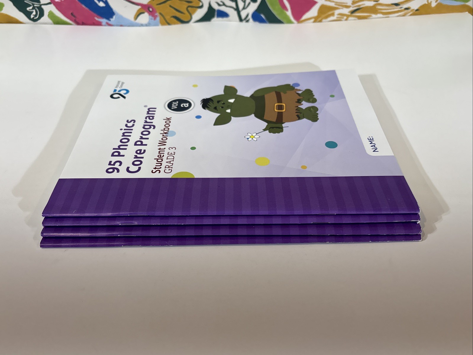 95% Group 95 Phonics Core Program Student Workbook Grade 3 Vol. A – D (Set Of 4)