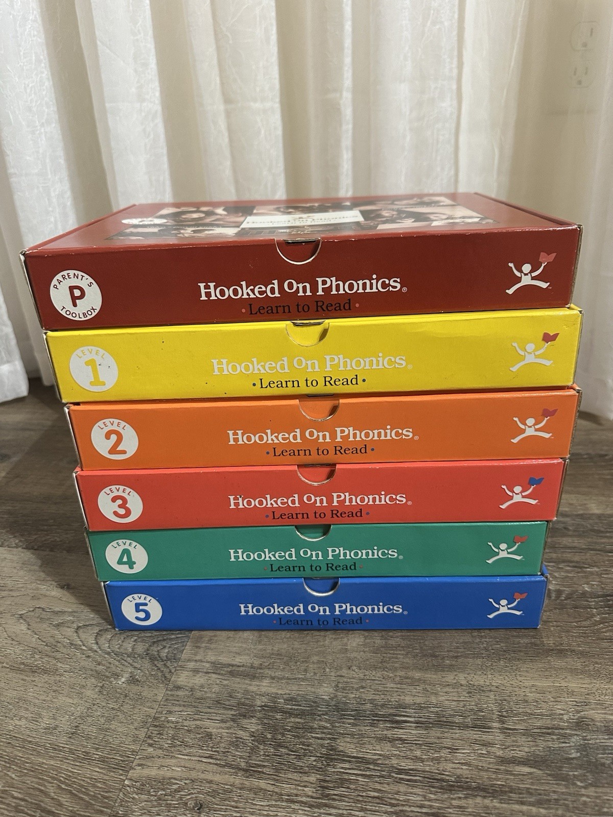 Hooked on Phonics Learn To Read Books Set Levels 1 – 5 Parent Kit Homeschool