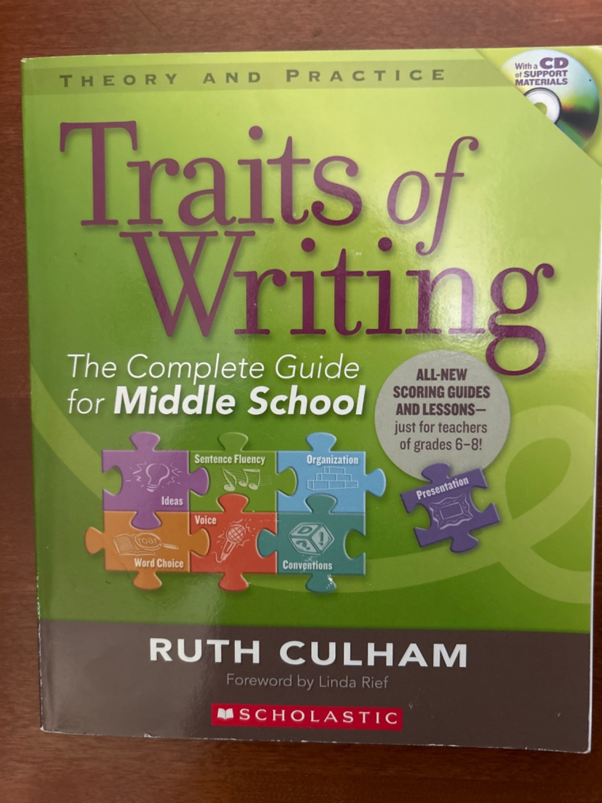 Traits of Writing: The Complete Guide for Middle School (Theory and Pract – GOOD