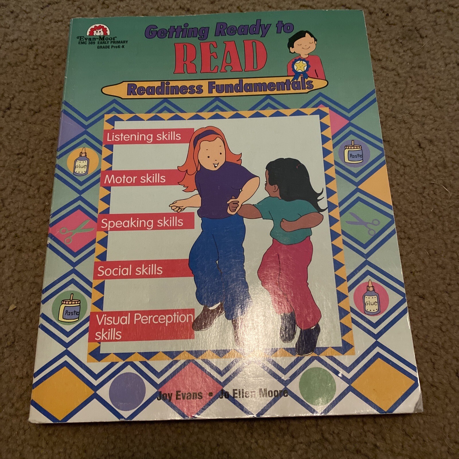 Getting Ready to Read:Readiness Fundamentals Evan Moor Pre K -K EMC 389 Teacher