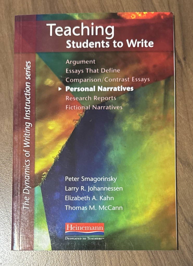 Teaching Students to Write Personal Narratives – Personal Narratives – New