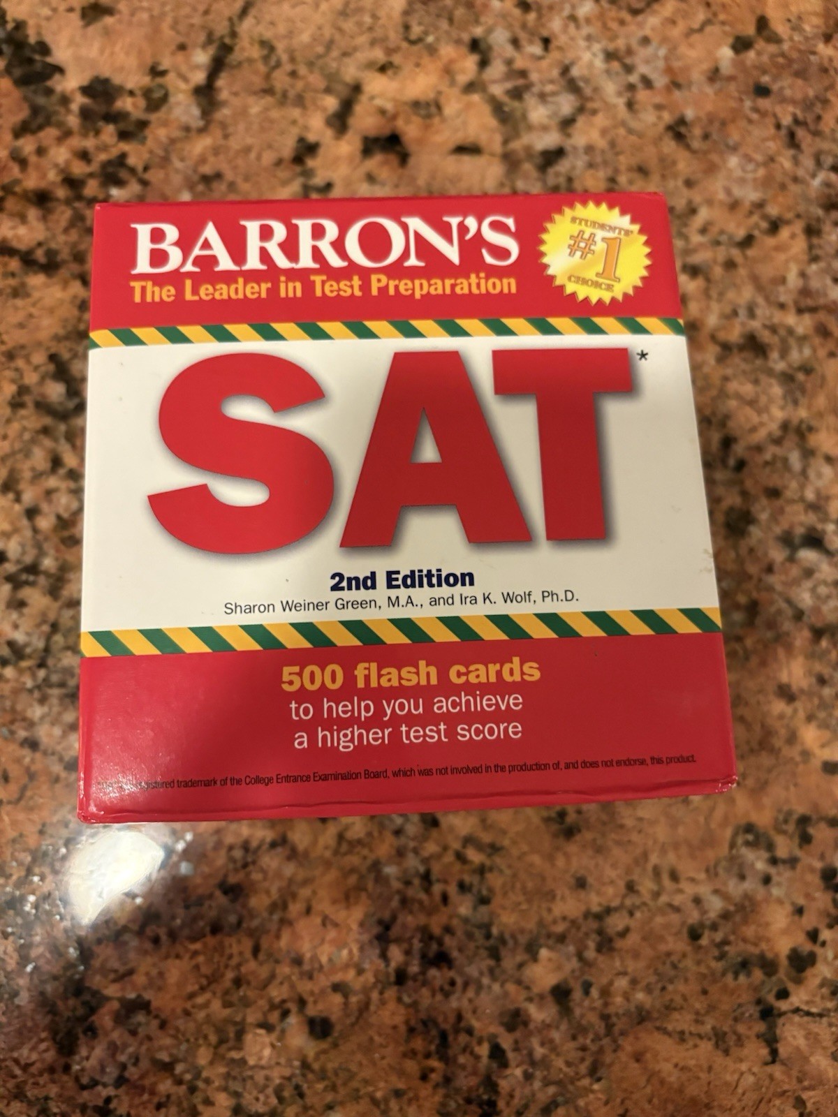 Barron’s SAT Vocabulary Flashcards 2rd Edition 500 Cards