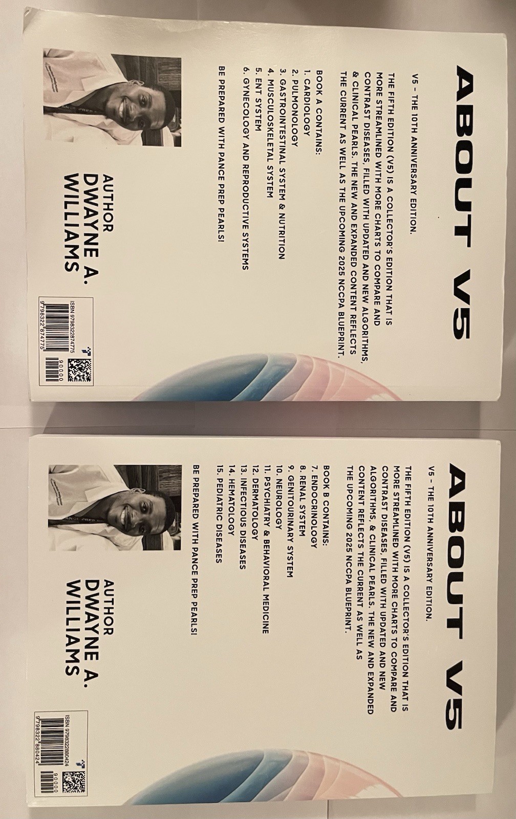 PANCE Prep Pearls V5 10th Anniversary Edition Study Guide Set A & B, 2025