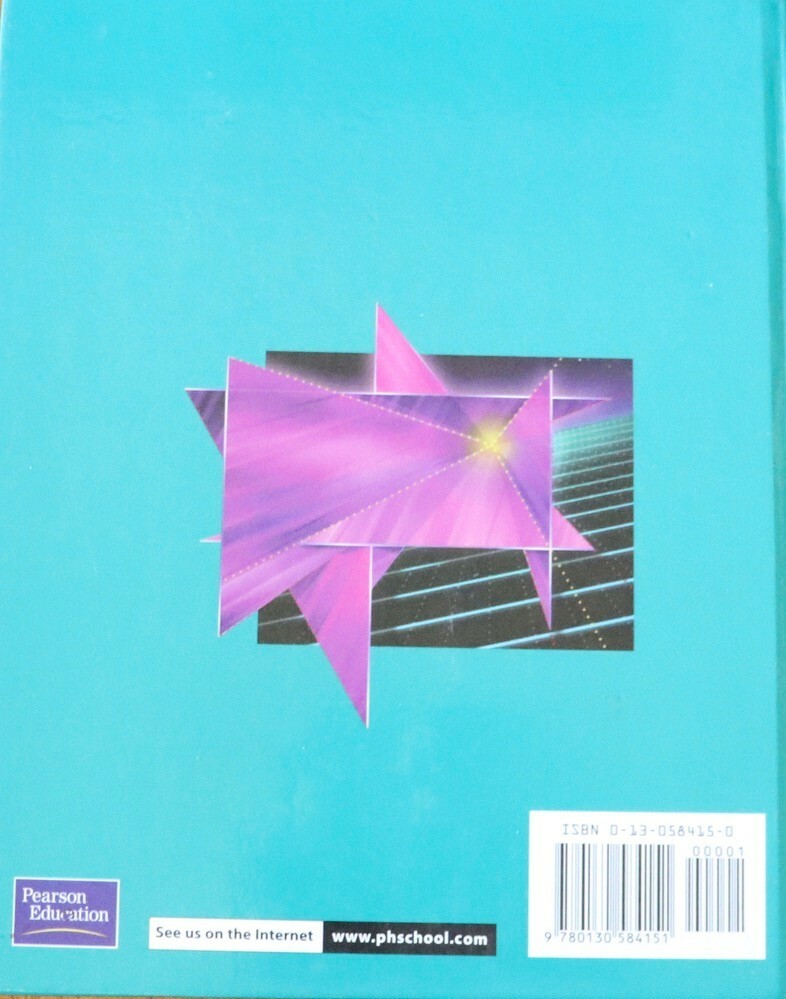 Algebra Integated Mathematics Prentice Hall 2002