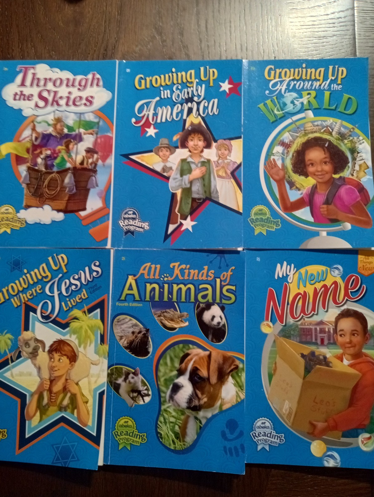 abeka 2nd grade readers lot of 6 no writing or highlighting inside books