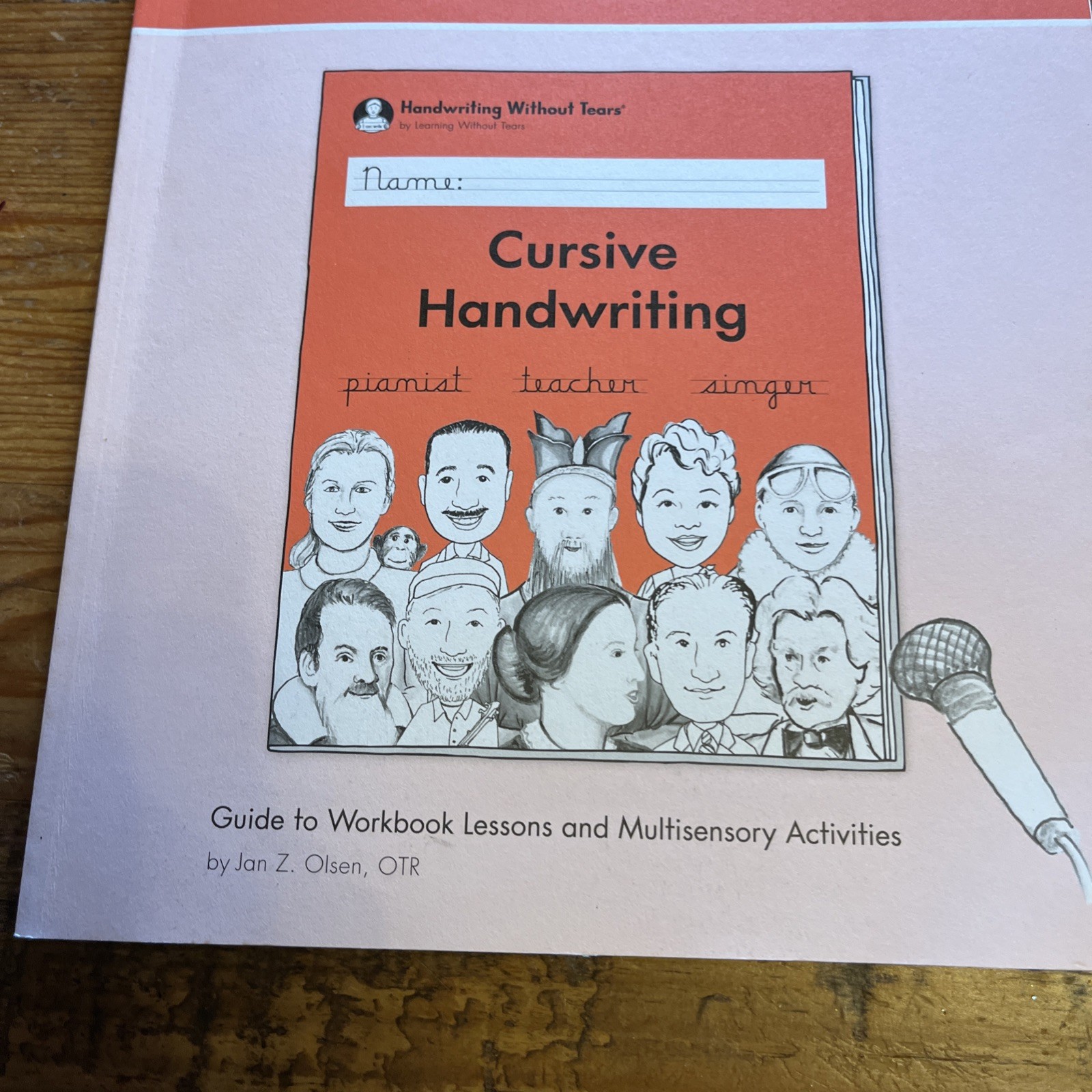CURSIVE HANDWRITING TEACHER’S GUIDE BY LEARNING WITHOUT By Jan Z. Olsen **Mint**