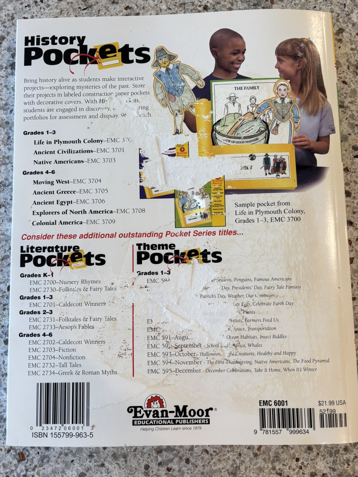 Evan-Moor Easy File Folder Reports Grades 3-6 Social Studies and Science
