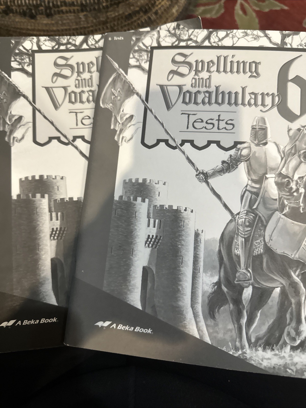 Abeka Spelling, Vocabulary, and Poetry 6 Student Tests Sixth Edition CLEAN