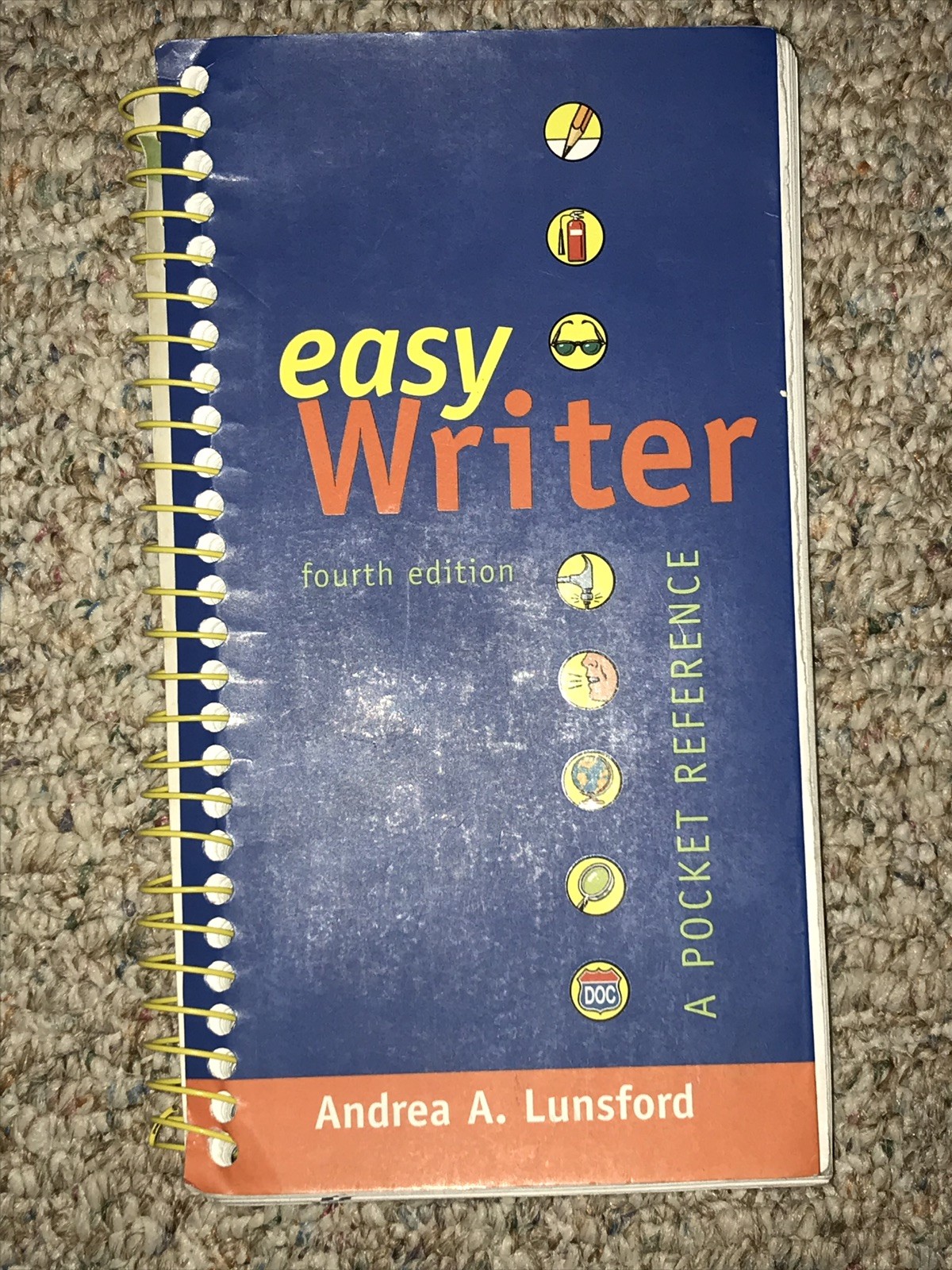 USED EASY WRITER A POCKET REFERENCE 4TH FOURTH EDITION SOFTCOVER BOOK LUNSFORD