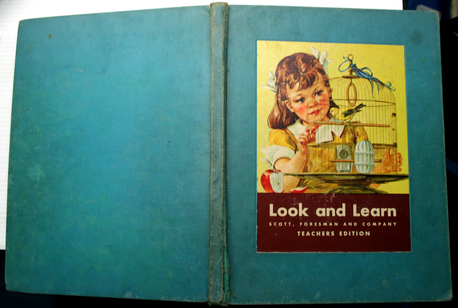 vtg 1944 LOOK AND LEARN TEACHER’S ED Pre-K Science causation observation thought