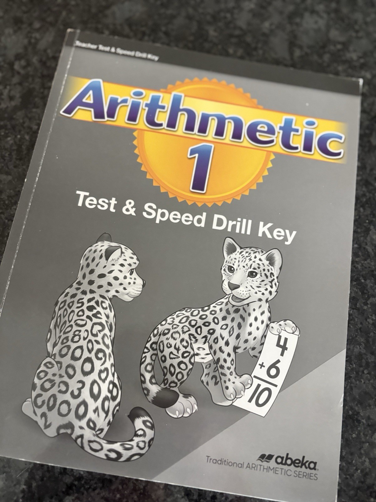 Abeka 1st Grade Arithmetic Test and Speed Drill Key EUC