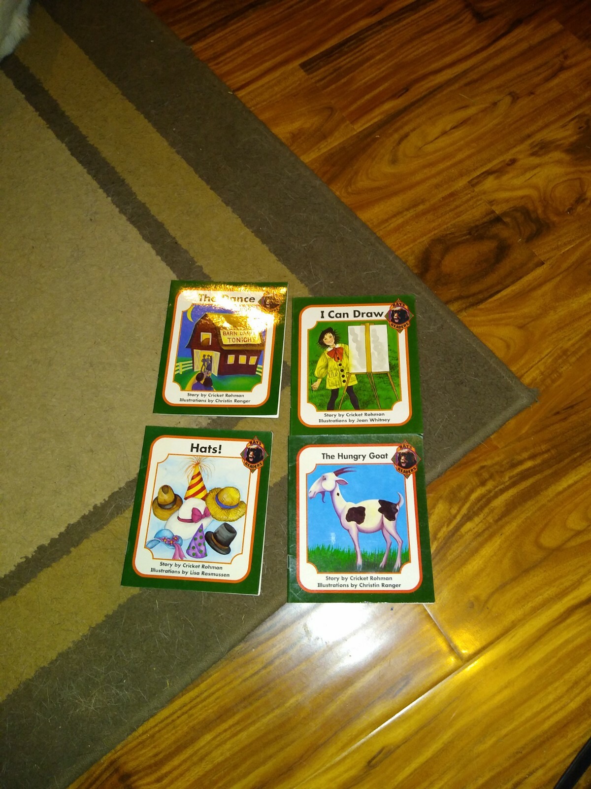 4 Ray’s Readers Book Lot By Cricket Rohman Preschool Kindergarten Homeschooling