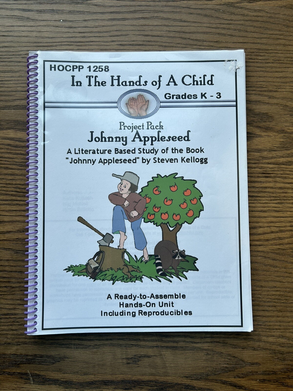 In The Hands Of a Child Project Pack: Johnny Appleseed