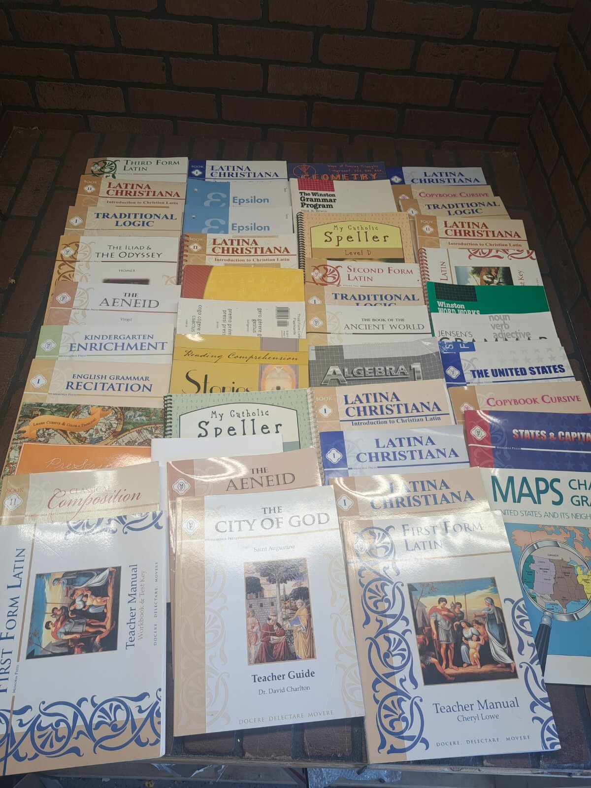 Large Homeschooling Teacher Student Workbook Lot Over 40 Books