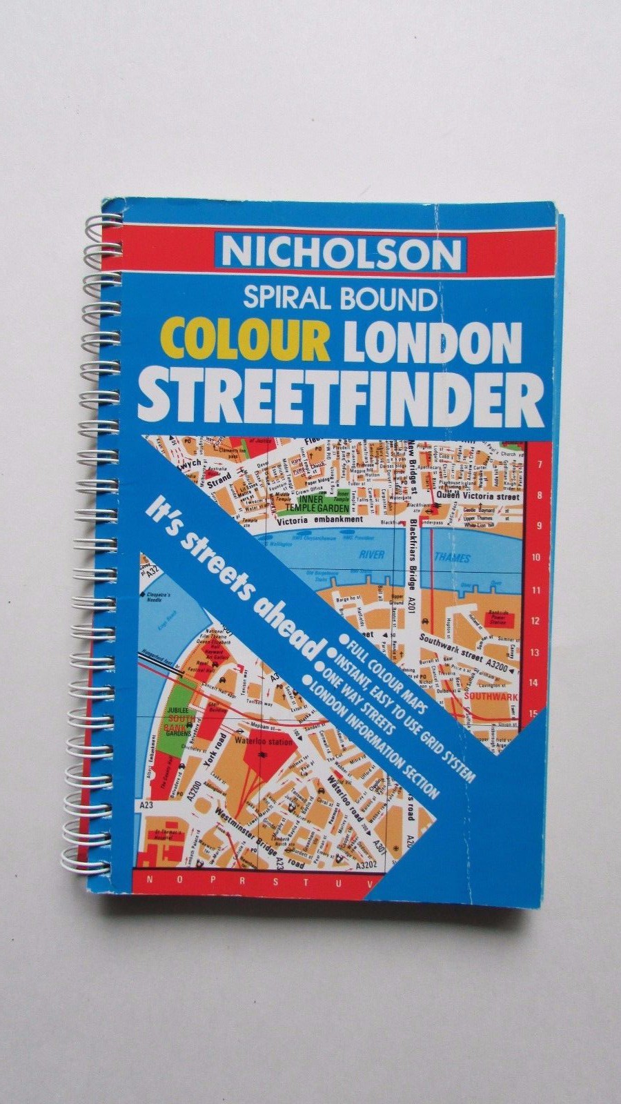 Nicholson Color London Street Finder MAPS ISBN 0702816884 c 1987 Very Good!