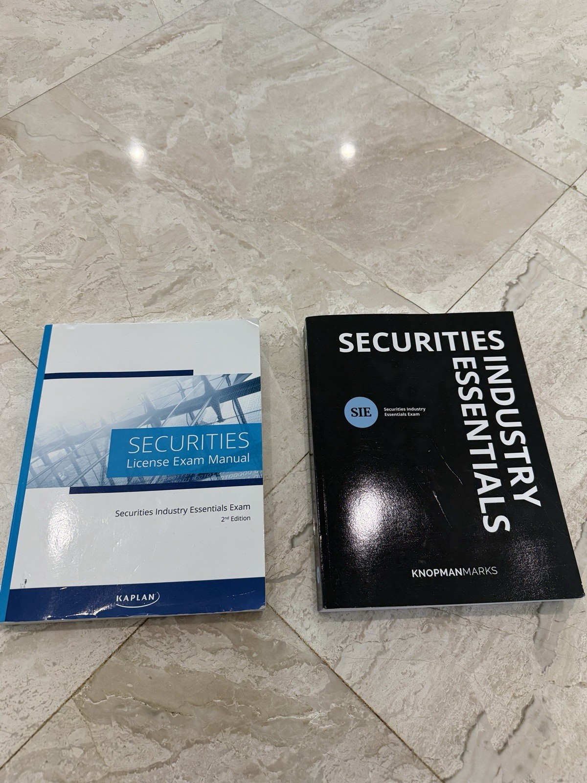 Brand New Knopman Marks SIE And Used Kaplan SIE Textbooks (Read Description)