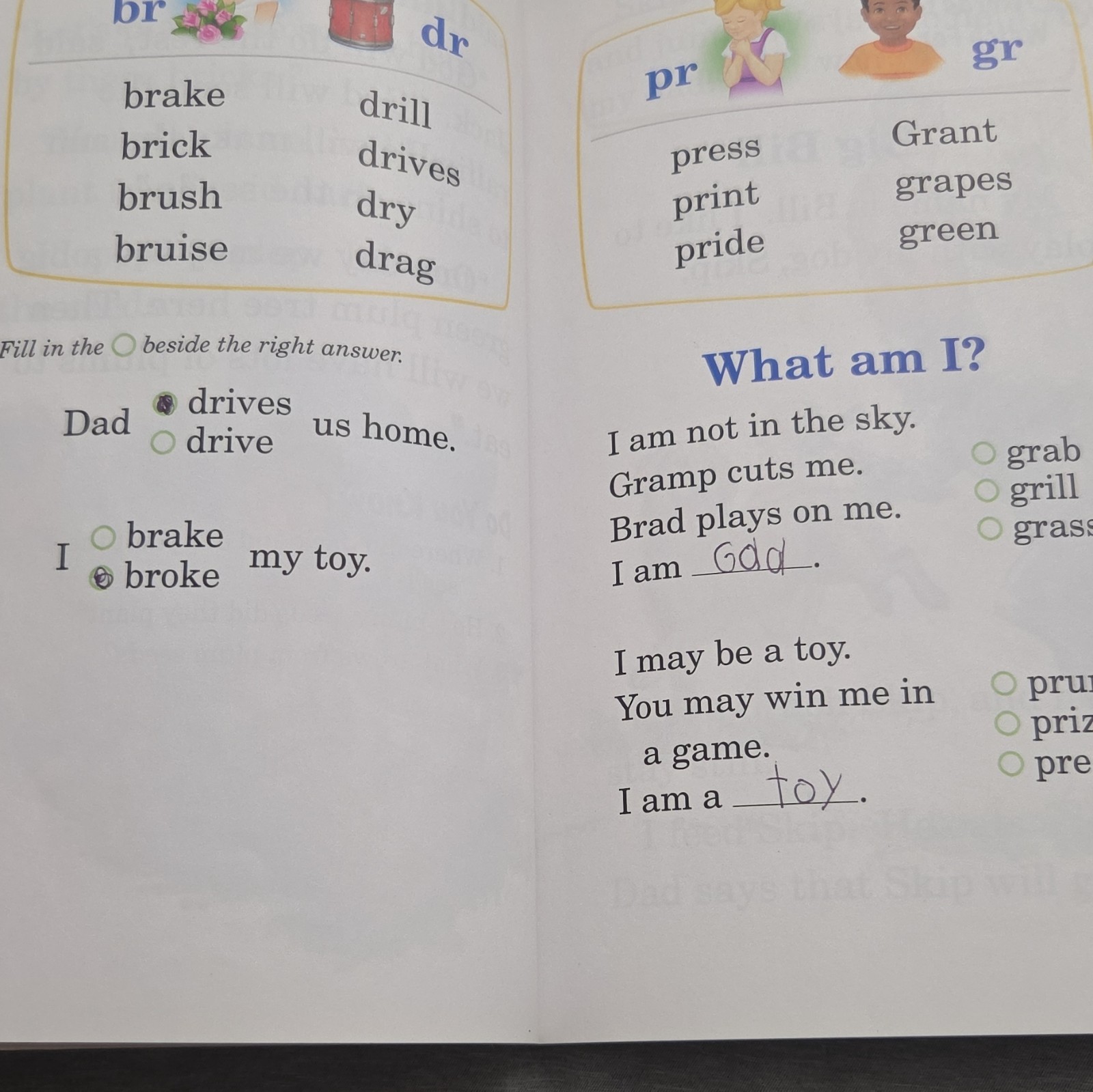 Abeka Reading Program Reading 1 Answer Key Book, English Reading/Phonics