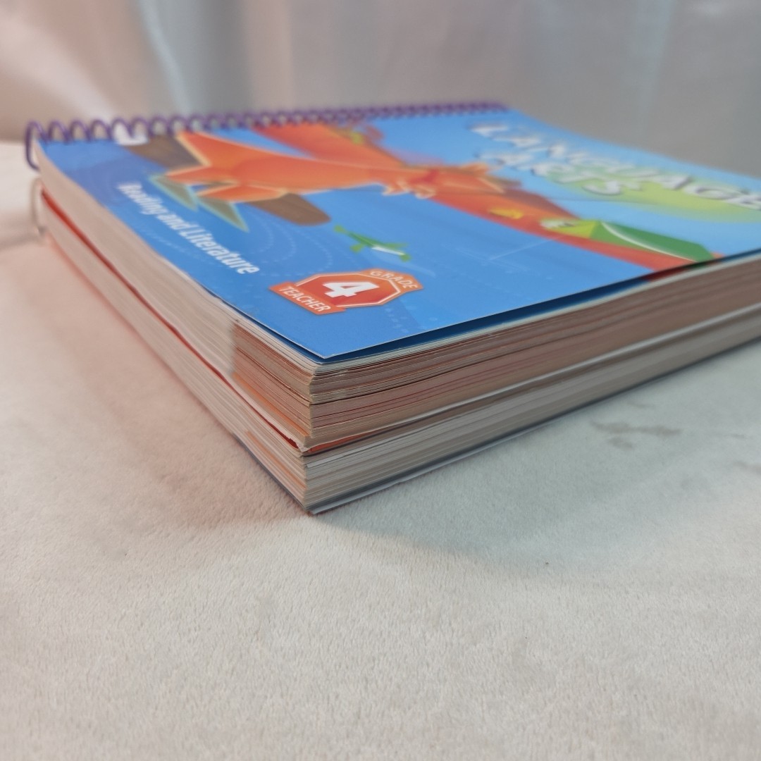 Purposeful Design Language Arts Grade 4 TEACHER Books Set of 2 Reading Language